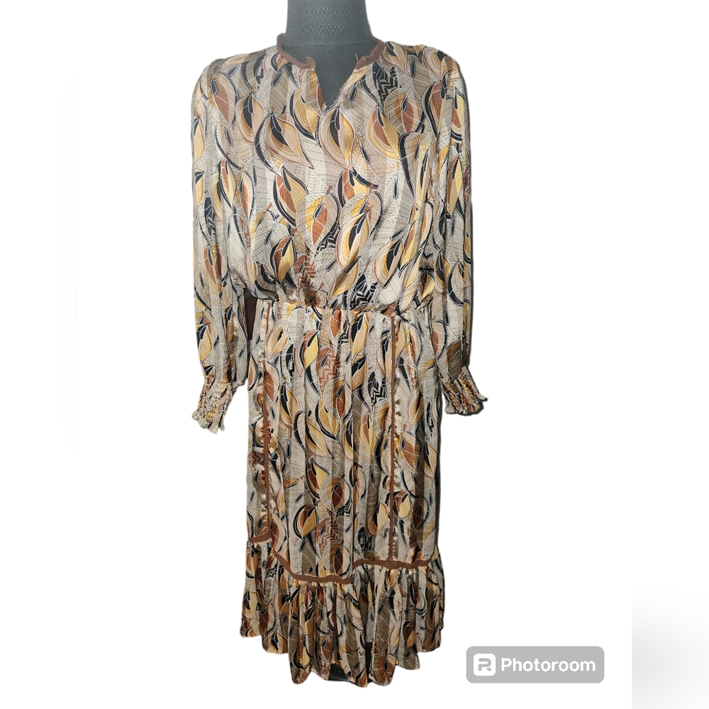 Sweet Salt Sweetsalt Silky Feel Lined Flowy Dress sz 10